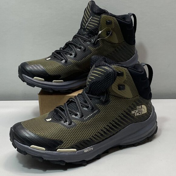 The North Face Men’s VECTIV Fastpack Mid Waterproof Boots – Olive - Picture 10 of 11